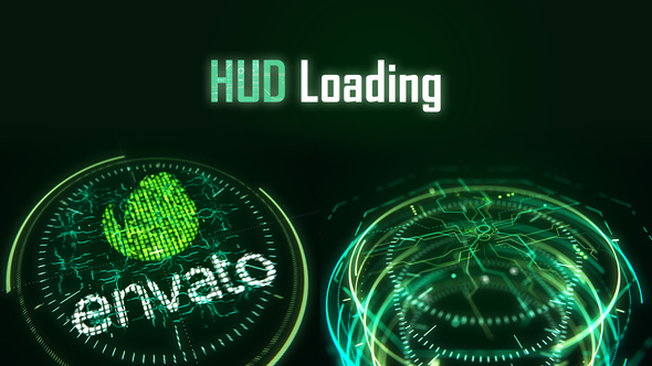 HUD Loading Logo - VideoHive 23453858