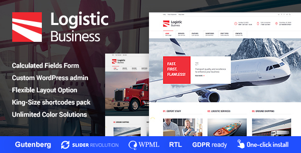 Logistic Business - ThemeForest 16043660