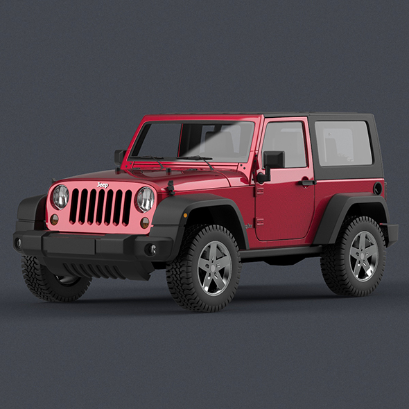 Jeep Wrangler - 3Docean 23454355