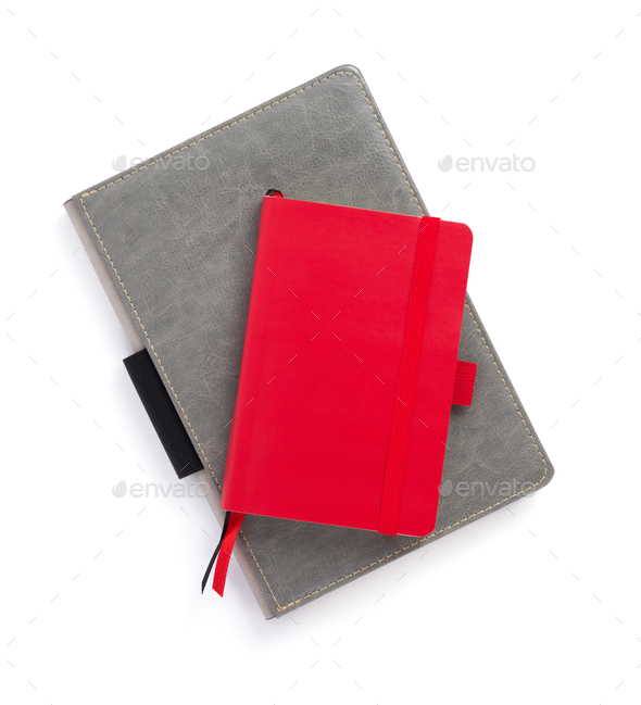 notebook at white background - Stock Photo - Images
