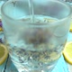 Preparation of lemonade from fresh lavender flowers, lemon on a wooden vintage background. - VideoHive Item for Sale