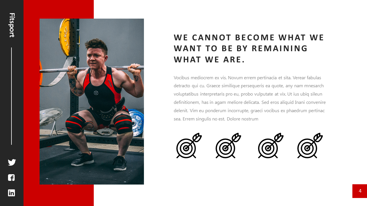 Fitsport - Gym, Fitness & Sports Powerpoint Template, Presentation ...