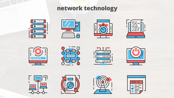 Network Technology - VideoHive 23455677