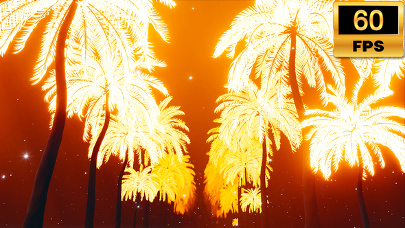 Light Palms Tunnel Alley