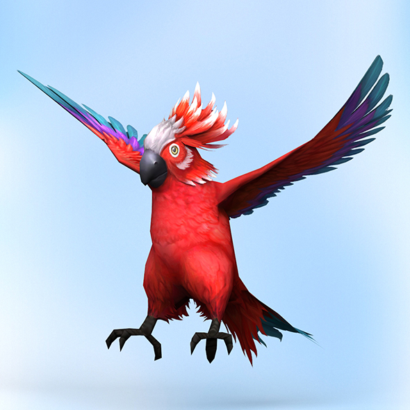 Fantasy Parrot - 3Docean 23457262