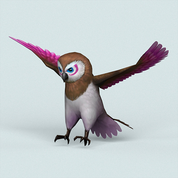 Fantasy Owl - 3Docean 23457347