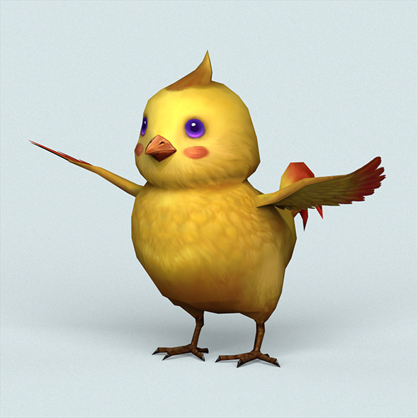 Fantasy Baby Bird - 3Docean 23457407