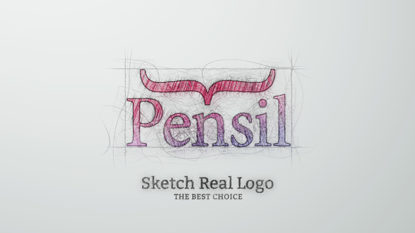 Sketch Real Logo - VideoHive 23458171