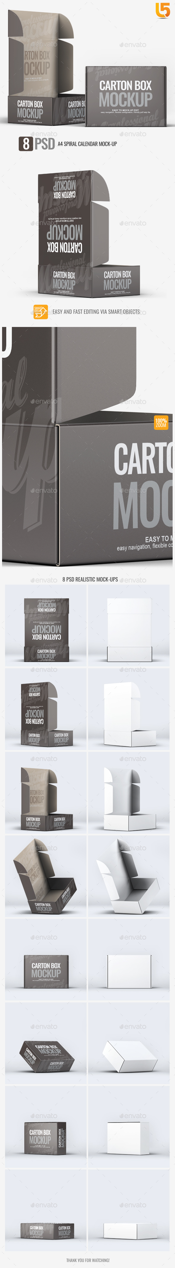Download Carton Box Mock Up By L5design Graphicriver