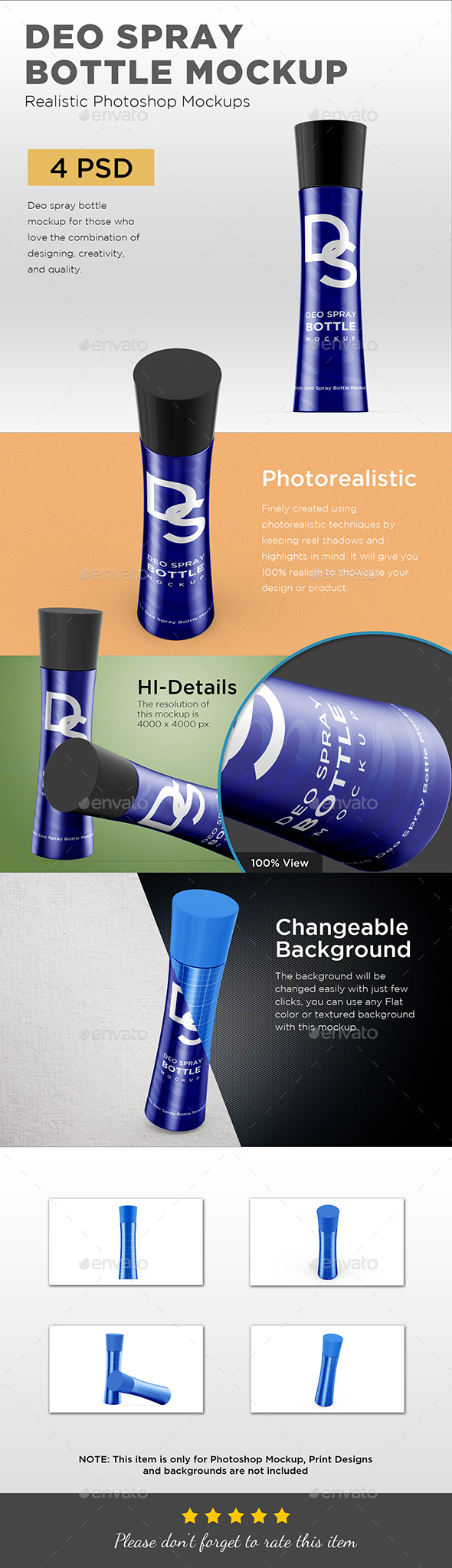 Download Deo Spray Bottle Mockup By Graphicdesigno Graphicriver