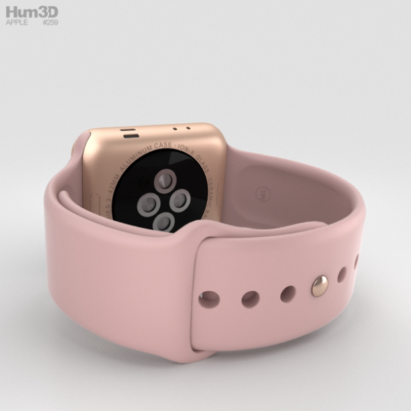 apple watch 3 42mm gold aluminum