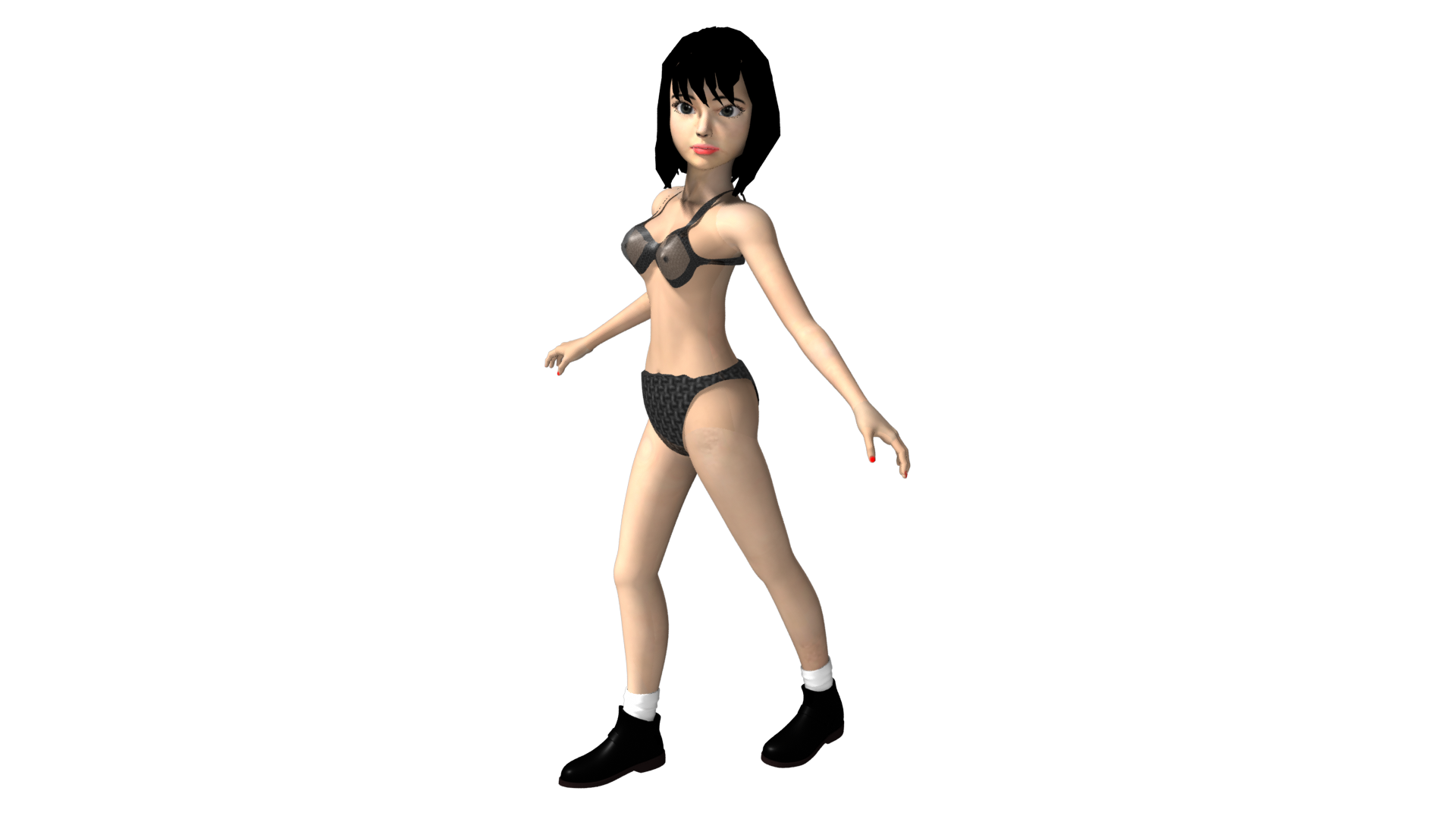 3d Cartoon Babes Naked - Sexy Girl Rigged and animated 3D model by Bharticreations | 3DOcean