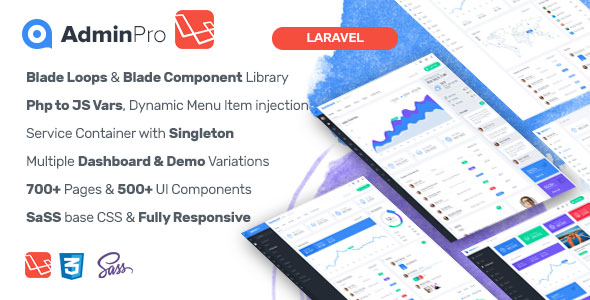 AdminPro Laravel Admin Template