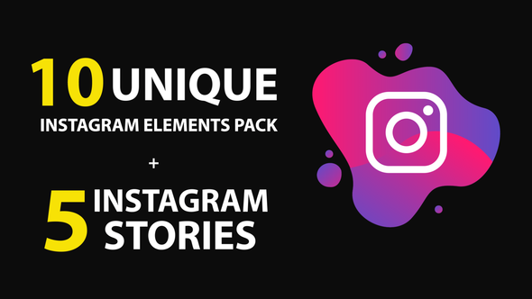 Instagramer Elements Pack - VideoHive 23460656