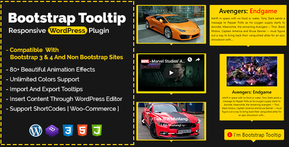 Bootstrap Tooltip - Responsive WordPress Plugin