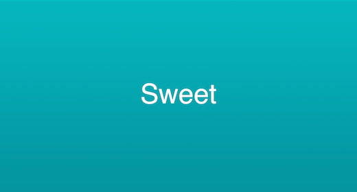Sweet