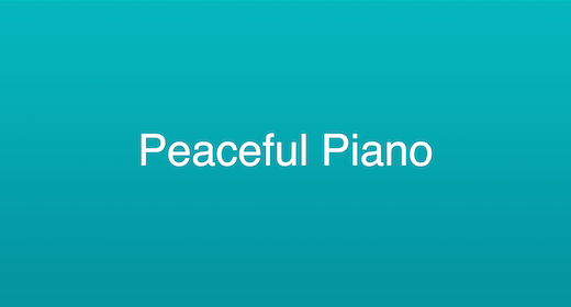 Peaceful Piano