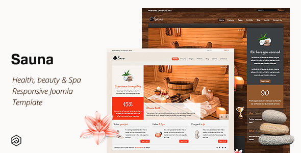 Sauna - Health, Beauty & Spa Responsive Joomla Template