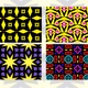 4 Bundle Kaleidoscope Background for Display with Loop - VideoHive Item for Sale