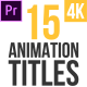 15 Title Animations for Premiere - VideoHive Item for Sale