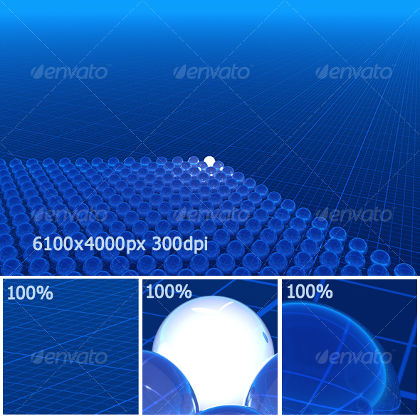 blue 3D background - 3D Backgrounds