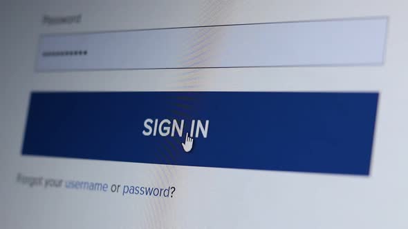 Clicking a Sign In Button On Screen alt