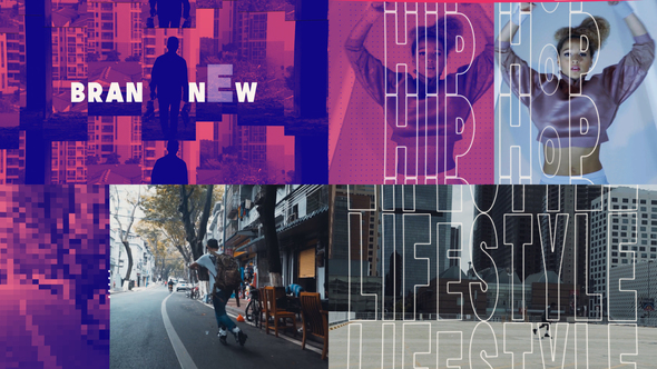 Glitch Effects Hip-Hop - VideoHive 23485964