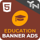 Education Program Web Banner Templates (GWD) - CodeCanyon Item for Sale
