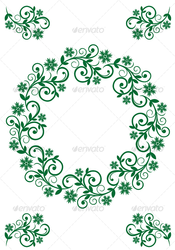 Floral frame - Flourishes / Swirls Decorative