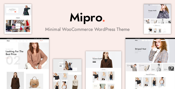 Mipro – Minimal WooCommerce WordPress Theme
