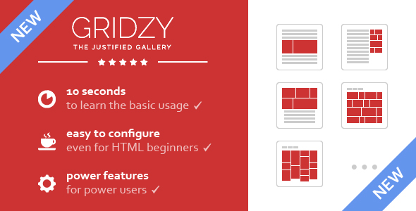 Gridzy - Responsive - CodeCanyon 9991061