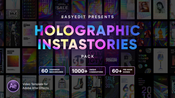 Holographic InstaStories Pack