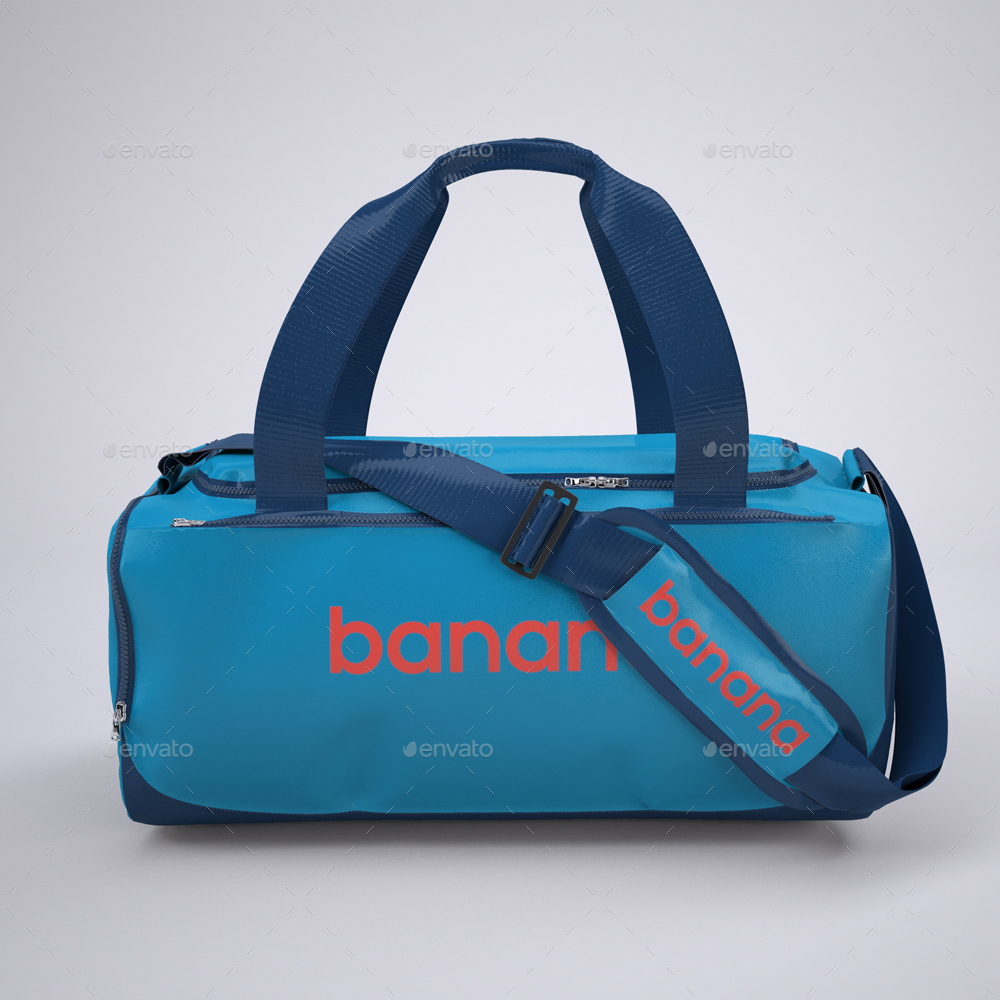Download Sports Bag Or Gym Duffel Bag Mock Up By Sanchi477 Graphicriver