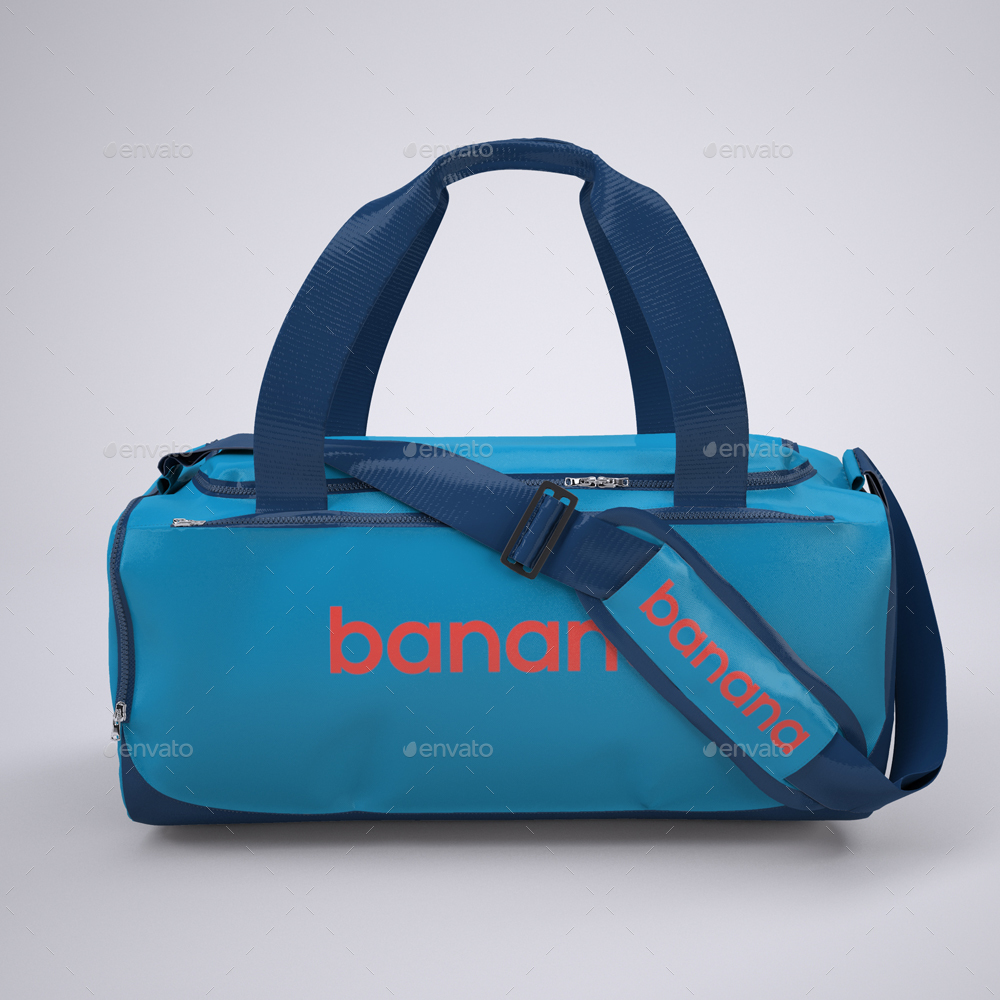 Download Sports Bag or Gym Duffel Bag Mock-Up by Sanchi477 ...