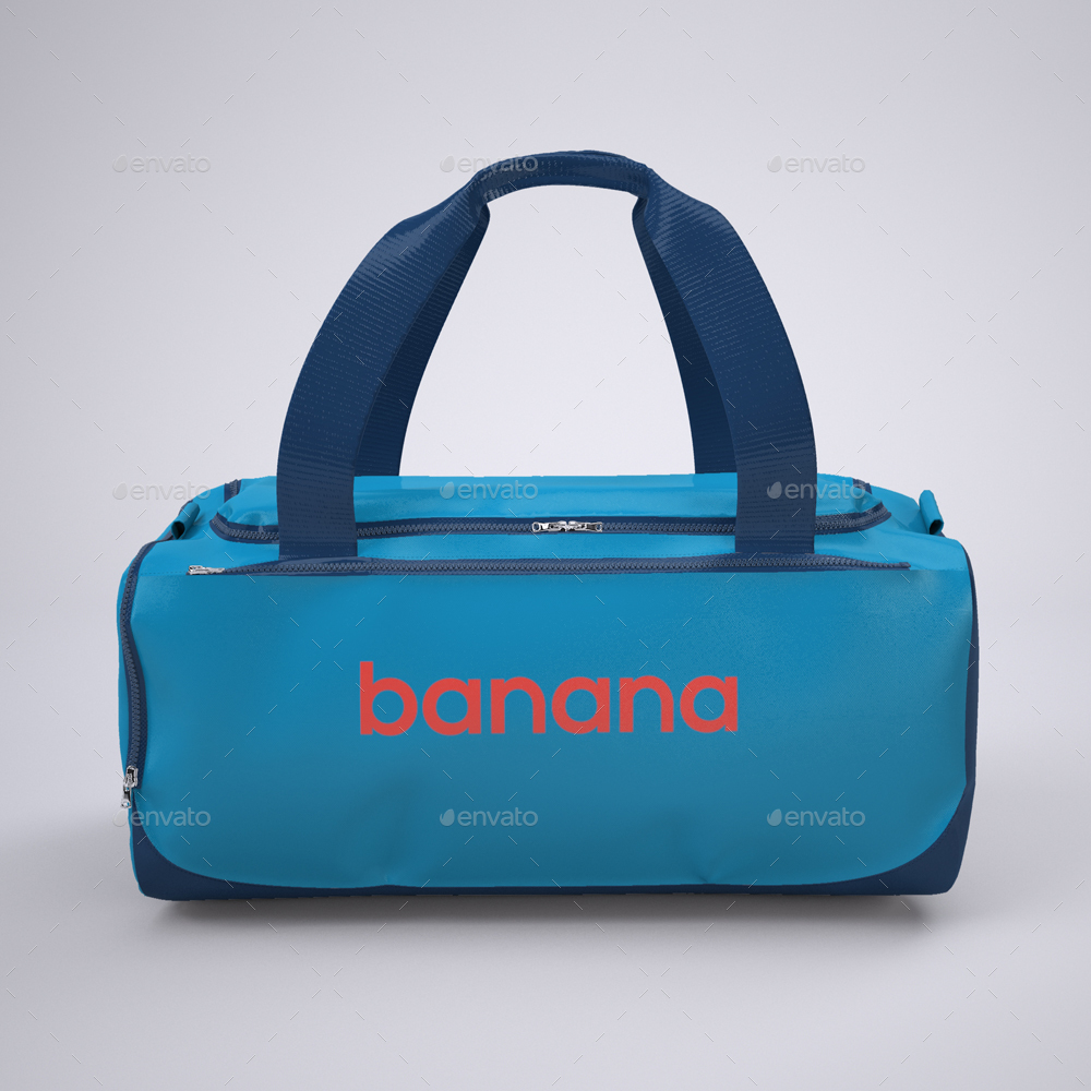 Sports Bag or Gym Duffel Bag Mock-Up by Sanchi477 ...