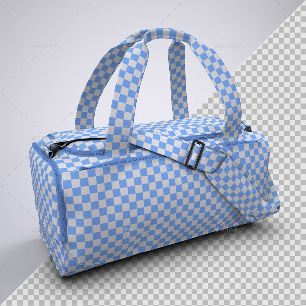 Download Sports Bag or Gym Duffel Bag Mock-Up by Sanchi477 | GraphicRiver