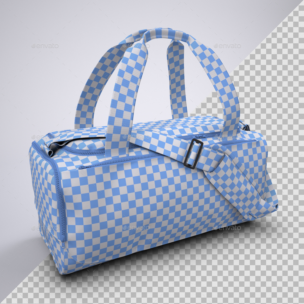 Download Sports Bag or Gym Duffel Bag Mock-Up by Sanchi477 ...