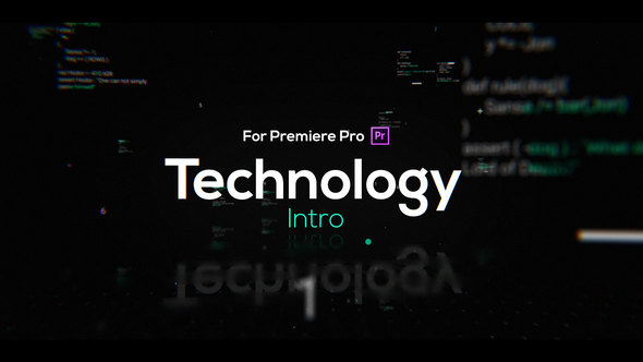 Technology Intro for Premiere Pro