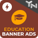 Education Program AMP HTML Web Banner Templates (GWD, AMPHTML) - CodeCanyon Item for Sale