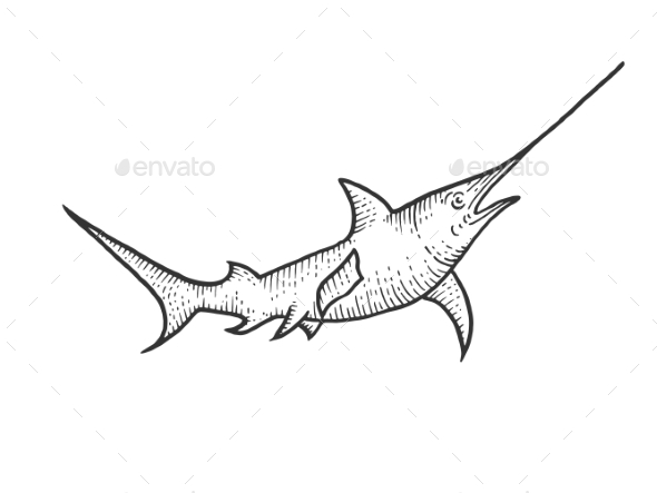 swordfish outline