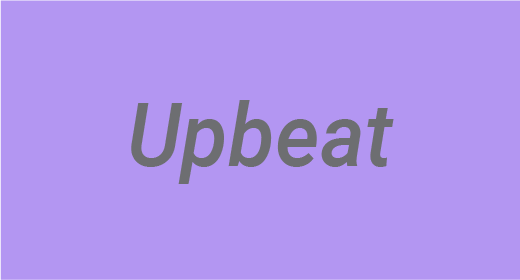 Upbeat
