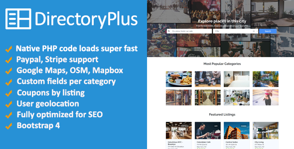 Directory Plus – Business Directory Script