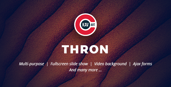 Excellent Thron - Creative One Page Template