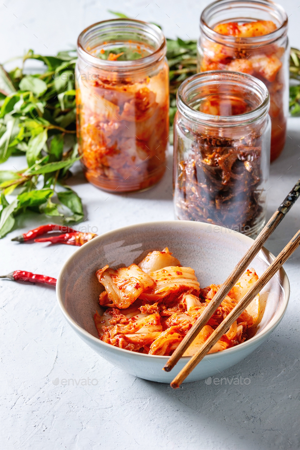 Korean appetizer kimchi Stock Photo by NatashaBreen PhotoDune