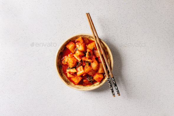 Korean appetizer kimchi - Stock Photo - Images