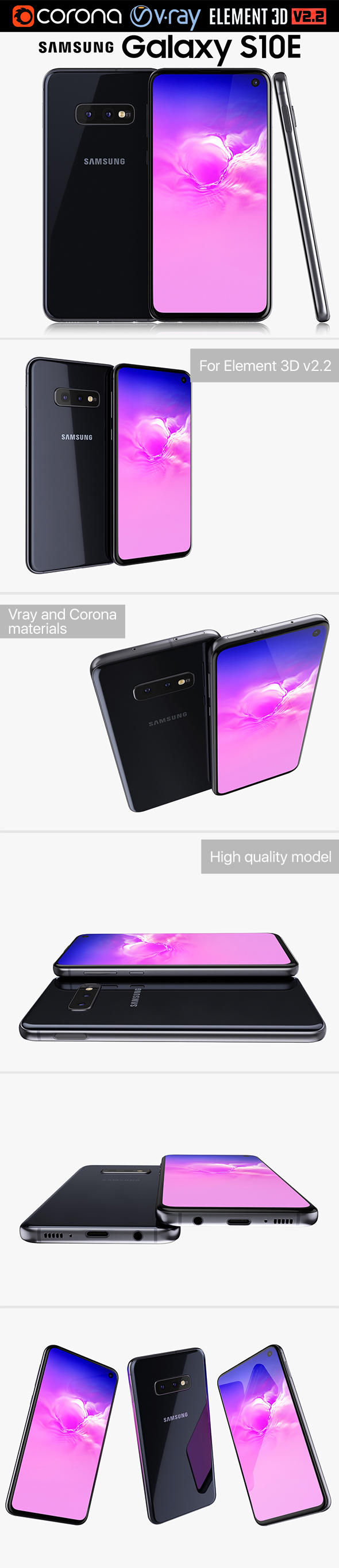Samsung Galaxy S10E - 3Docean 23513541