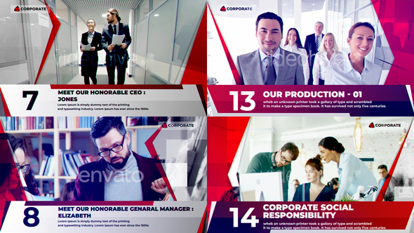 Modern Corporate Introduction - VideoHive 23499119