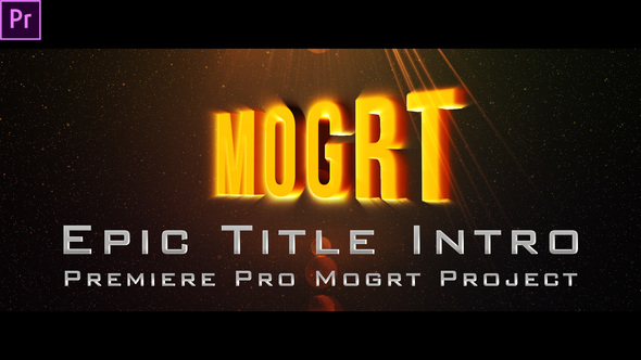 Epic Title Intro (mogrt)