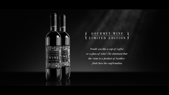 Gourmet Red Wine - VideoHive 23517237