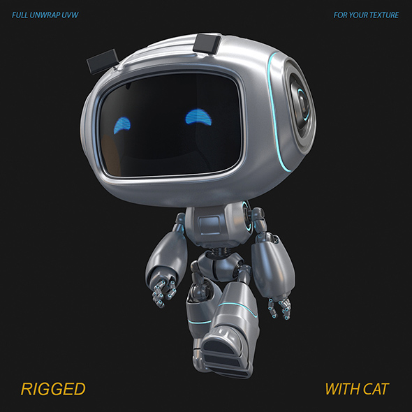 Toy Droid Rigged - 3Docean 23518197